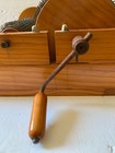 Vintage Wooden Drum Carder Machine Hand Crank 185 New Zealand