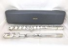 Yamaha Yfl-221 Flute Nickel Silver Plated Student W  Hard Case Used From Japan