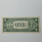 1935  1 Silver Certificate Banknote Series 1935e Blue Seal Serial E65771118i