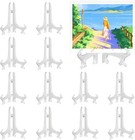 12   Acrylic Easel Stand Display Stand Plate Holder For Display Photo 5 Inch Us