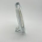 Mikasa Oval Picture Frame Clear Heavy Glass Vintage Crystal Ribbed