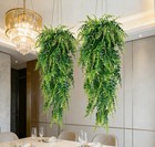 4pc Artificial Hanging Flower Fake Fern Greenery Plant Outdoor Home Garden Decor