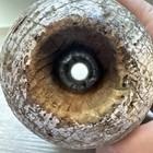 Vintage Wooden Marine Fish Net Float Buoy Oblong Wood