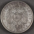 1903 D Bavaria German States Silver 5 Mark