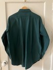 Vintage 50s 60s Sears Dark Green Work Shirt Hercules Mountain Cloth 100  Cotton