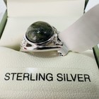 Irish Solvar Connemara Marble Celtic Knot Ring - S2832 Sterling Silver Size 7