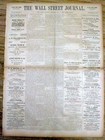 Lot Of 3 Original 1911-1921 Wall Street Journal Newspapers New York Stock Market