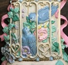 Vintage Midwest Imports Cast Iron Doorstop Door Stop Stopper Birdcage D  cor