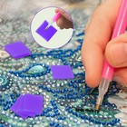 100 Pcs Wax Glue For Diy Diamond Painting  Art With Purple 
