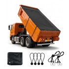 Mesh Tarp Heavy-duty Dump Truck Pvc Cover For Manual Or Electric Dump Truck Tarp