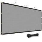 4  5  6  8  Tall Fence Privacy Screen Shade Cover Windscreen Mesh Garden-grey