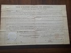 Abraham Lincoln Civil War Land Grant 16x10 Michigan 1861
