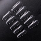 500pcs Clear Ballerina Artificial False Nail Art Tips Full Cover Fake Nails