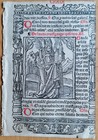 Saint Wolfgang Leonard Original Woodcut Post Incunable Leaf Hortulus Animae 1516
