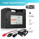 Li-thium24volt Battery 24v 20ah Wheelchair Battery With 30a Bmsfor Wheelchair