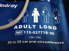 Mindray Reusable Adult Long Blood Pressure Cuffs  9  115-027718-00
