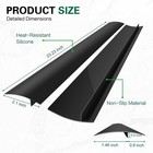 Stove Counter Gap Covers 2-pack  Heat Resistant Stove Gap Filler stove Guards   