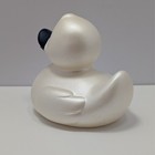 Lufthansa First Class Terminal Collectible Rubber Duck Pearl White Rare