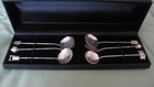Antique  Older Vtgsterling Silver Japanese Lot Of 6 Tea Spoon W  Charms