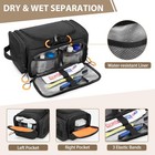 Tactical Toiletry Bag For Men  Hanging Hygiene Bag  Travel Dopp Kit Organizer   