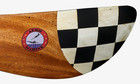 Aeromarine Black Checkered Flag Wwi Wood Propeller 31  Airplane Aviation Decor