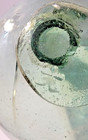 Japanese Glass  Fishing Float 3 5  Aqua Wp  25  dai  Antique Usa Bz