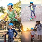 Kids Bike Helmet Toddler 2-8 Years  Multi-sport Safety For Cycling  Skating