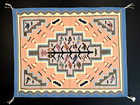 Exceptional Navajo    agnez Yazzie Bird Pictorial    Rug tree Of Life Symbolism mint