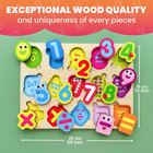 Quokka Wooden Puzzles For Toddlers 3-5 - Numbers Toddler Puzzles 1-3 Years Old