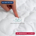 Crib Mattress Protector Sheets Fitted Waterproof Crib Mattress Pad Cover  Noisel