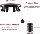 4pcs 63mm 2 5 Inch Slash Wheel Center Cap Covers For Dodge Charger Challenger