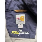 Carhartt Fr Full Swing Flame Resistant Navy Blue Canvas Work Jacket Mens Medium
