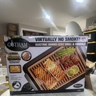 Gotham Steel Smokeless Electric Grill Non-stick Titanium Ceramic Copper 18x13