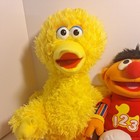 Sesame Street Stuffed Plush Doll Lot Set Big Bird Ernie Elmo Gund Nanco Hasbro