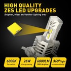 Auxito H4 9003 Hb2 Led Bulb Beam Hi lo White Headlight Motorcycle High Power