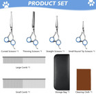 7 In 1 Professional Pet Grooming Kit - Grooming Scissors Kit Set For Dog   Cat