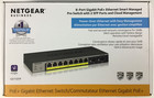 New Open Box Netgear Gs110tp-v3 Prosafe 8-port Gig Poe  Smart Switch V3