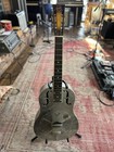 1933 National Style O Nickel Plated Brass Body Resonator Guitar W  Original Case