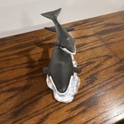 Masterpiece Porcelain Fin Whales Figurine Endangered Species 1995