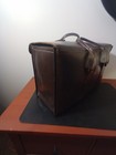 Vintage Mutual Large Leather Doctor Bag  Gc