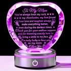Gifts For Mom From Daughter Son  Birthday Gift For Moms  Crystal Plaque Mom 1