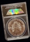         2017  s  Silver Eagle Anacs Ms70 First Strike Gold Seal Presidential Label