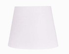 Better Homes   Garden 10 d X 14 w X 11 h Tall White Linen Fabric Drum Lamp Shade