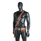 Xcoser The Mandalorian Leather Belt Set Resin Bullets Metal Buckle Accessories