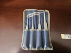 Vintage 1970s Craftsman 4pc Pin Punch Set In Original Pouch G In A Circle Series