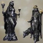 Halloween Hecate Witch Statue Greek Goddess Figurine Resin Sculpture Home Decor