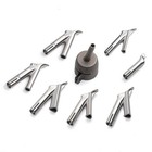 8pcs 5mm Welding Nozzles Set For Pvc Plastic Hot Air For Welder Accessories