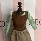 2012 Disney Store Cinderella Rags Peasant Dress Doll Clothes With Stand