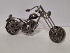 Handmade Metal Motorcycle Sculpture