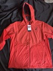 Nike Running Aerogami Rain Jacket - Men s Size Large Fz9039-696 Crimson Red